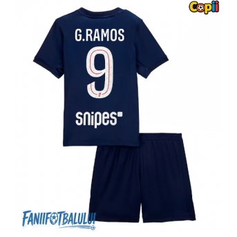 Paris Saint-Germain Goncalo Ramos #9 Echipament de Fotbal Replică 2025-26 Copii Acasa (+ Șorturi)